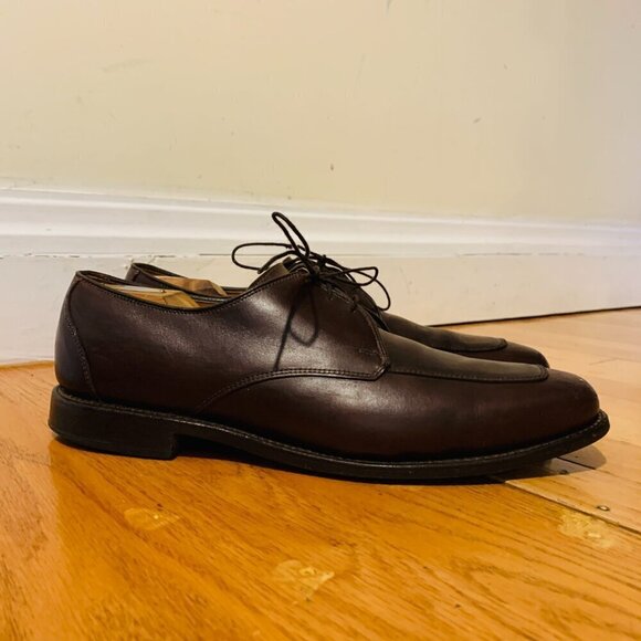 Allen Edmonds Mens Burton Brown Leather Oxford Dress Casual Shoes Lace-up 11 D main image 9